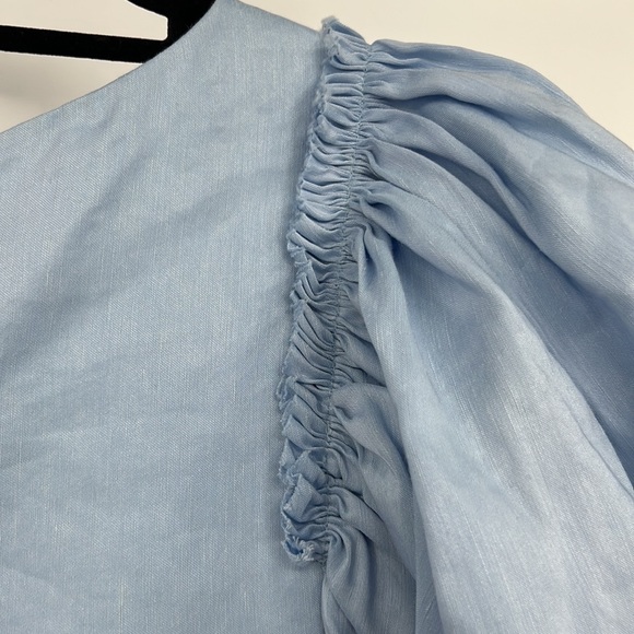 Aje Chateau Cut Out Mini Dress in Sky Blue - Picture 13 of 13